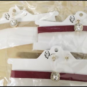 jeweled chokers + gorgeous earrings